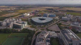 Drone footage of The Discovery Centre